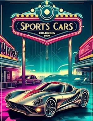 Sports Car Coloring Book