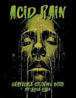 Acid Rain Grayscale Coloring Book
