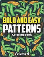 Bold & Easy Patterns Coloring Book, Vol. 6