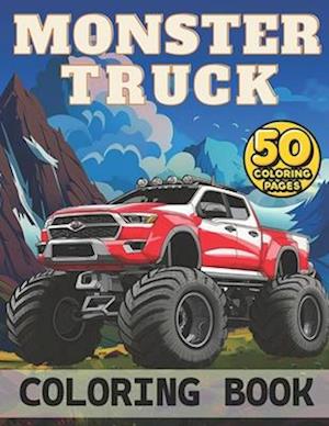 Monster Truck Coloring Book for Kids