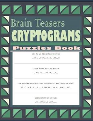 Brain Teasers Cryptograms Puzzles Book