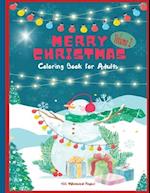 "Merry Christmas Coloring Book for Adults