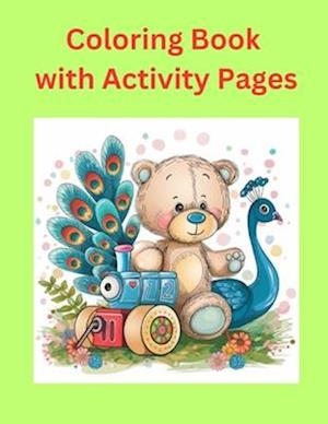 Children's Coloring Book with Activity Pages