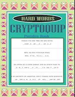 Hard Words Cryptoquip Puzzles Book