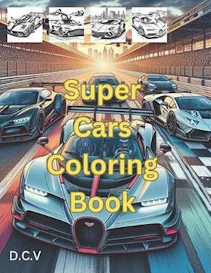 Super Cars Coloring Book