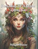 Enchanting Elf Maiddens Coloring Book