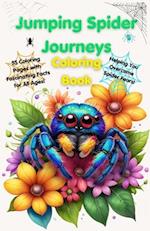 Jumping Spider Journeys Coloring Book