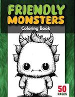 Friendly Monsters Coloring Book