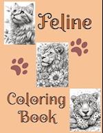 Feline Coloring Book