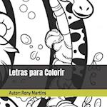 Letras para Colorir