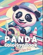 PANDA Coloring Book For Kids Age 4-8