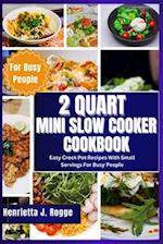2 Quart Mini Slow Cooker Cookbook