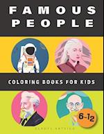 famous people coloring books for kids