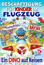 Ein Dino auf Reisen - Beschäftigung für Kinder im Flugzeug