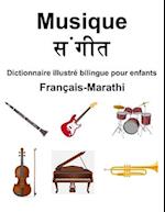 Français-Marathi Musique Dictionnaire illustré bilingue pour enfants