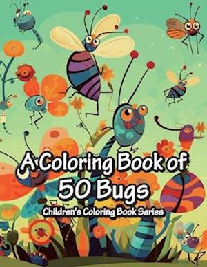 A Coloring Book of 50 Bugs