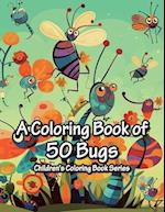 A Coloring Book of 50 Bugs