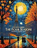 Van Gogh Inspired The Four Seasons Coloring Book