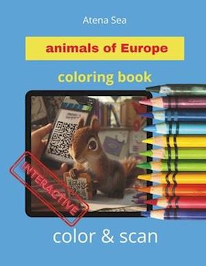 Animals of Europe Coloring Book