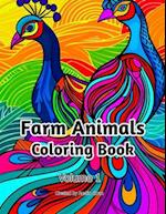 Farm Animals Coloring Book