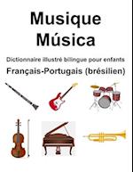 Français-Portugais (brésilien) Musique / Música Dictionnaire illustré bilingue pour enfants