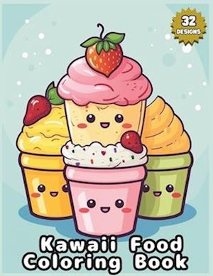 Kawaii Food Coloring Book for all ages