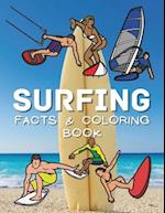 Surfing Facts & Coloring Book: Activity Book for Children Aged 2 to 12 Years 
