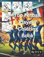 Top Fotball Players Coloring Book Big Pages