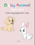 Baby Animal Series Coloring pages for kids