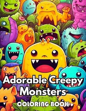 Adorable Creepy Monsters Coloring Book