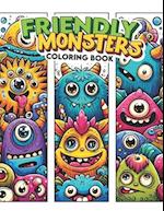 Friendly Monsters Coloring book