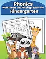 Phonics Worksheets and Missing Letters for Kindergarten