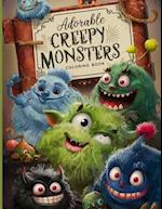 Adorable Creepy Monsters Coloring Book