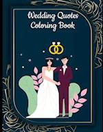 Romantic Wedding Quotes coloring book