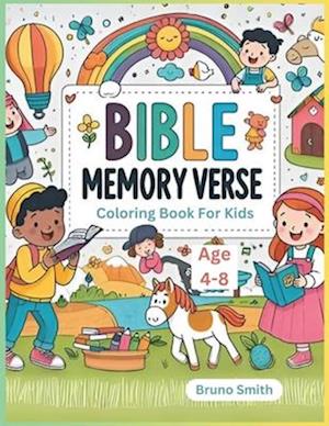 Bible Memory Verse Coloring Book for Kids