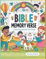Bible Memory Verse Coloring Book for Kids