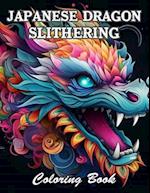 Japanese Dragon Slithering Coloring Book