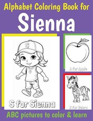 Sienna Personalized Coloring Book