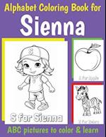 Sienna Personalized Coloring Book