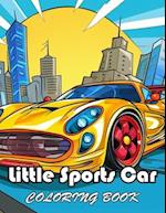 Little Sports Car Coloring Book