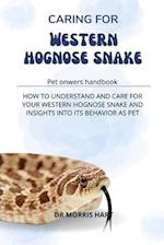 Caring for Western Hognose Snake