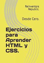 Ejercicios para Aprender HTML y CSS.