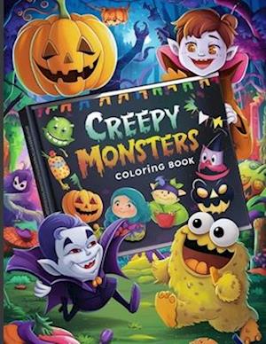 Creepy Monsters Coloring Book