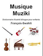 Français-Swahili Musique / Muziki Dictionnaire illustré bilingue pour enfants