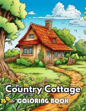Country Cottage Coloring Book For Adults