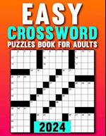 Easy Crossword Puzzles Book For Adults 2024