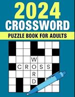 2024 Crossword Puzzle Book For Adults