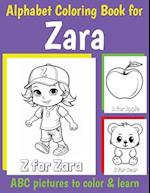 Zara Personalized Coloring Book