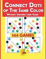 Connect Dots of The Same Color Without Crossing Lines Game