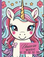 Unicorn Magic Coloring Book For Kids!